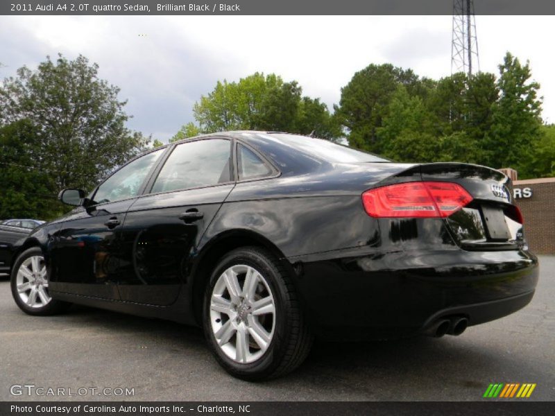 Brilliant Black / Black 2011 Audi A4 2.0T quattro Sedan