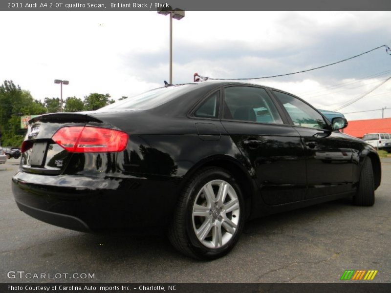 Brilliant Black / Black 2011 Audi A4 2.0T quattro Sedan