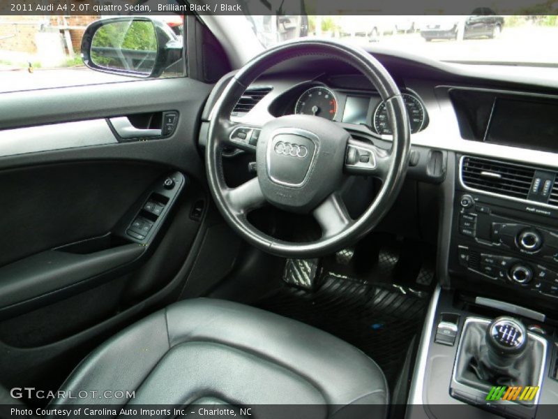 Brilliant Black / Black 2011 Audi A4 2.0T quattro Sedan
