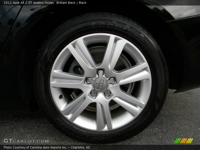 Brilliant Black / Black 2011 Audi A4 2.0T quattro Sedan