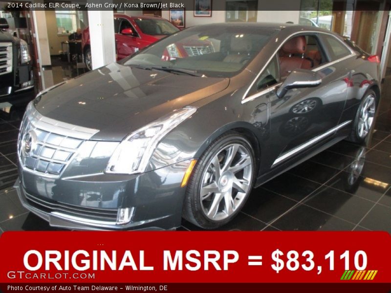 Ashen Gray / Kona Brown/Jet Black 2014 Cadillac ELR Coupe