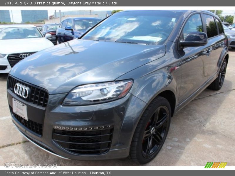 Daytona Gray Metallic / Black 2015 Audi Q7 3.0 Prestige quattro