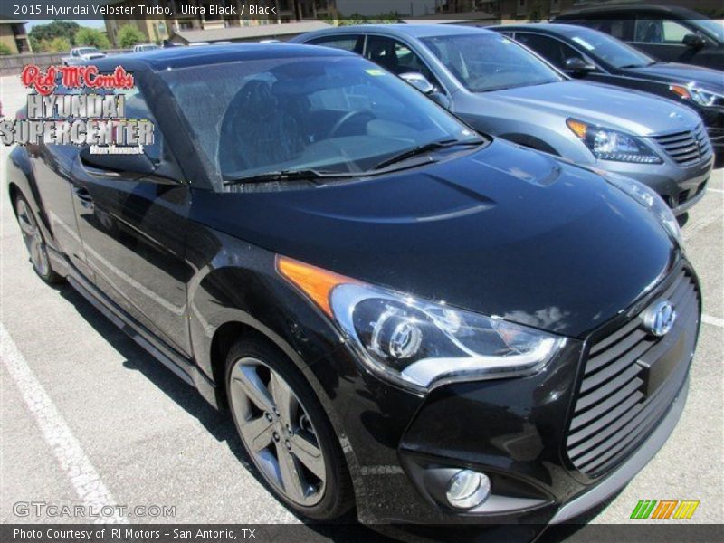 Ultra Black / Black 2015 Hyundai Veloster Turbo