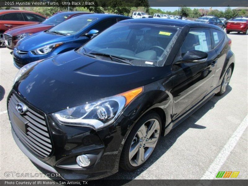 Ultra Black / Black 2015 Hyundai Veloster Turbo
