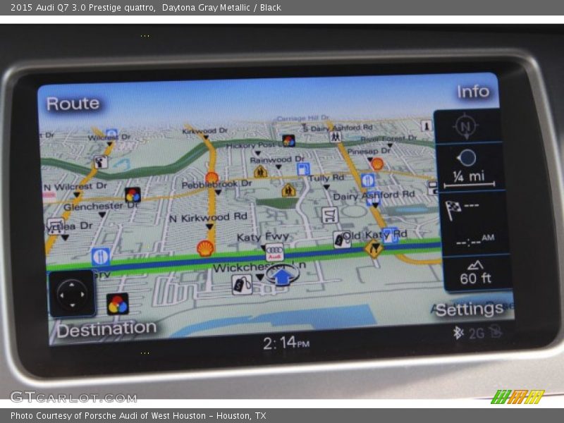 Daytona Gray Metallic / Black 2015 Audi Q7 3.0 Prestige quattro