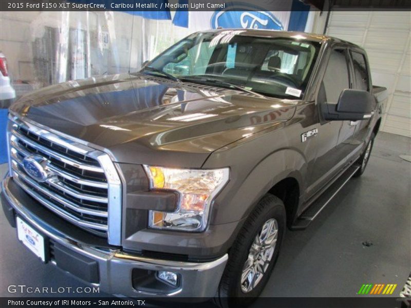 Caribou Metallic / Medium Light Camel 2015 Ford F150 XLT SuperCrew