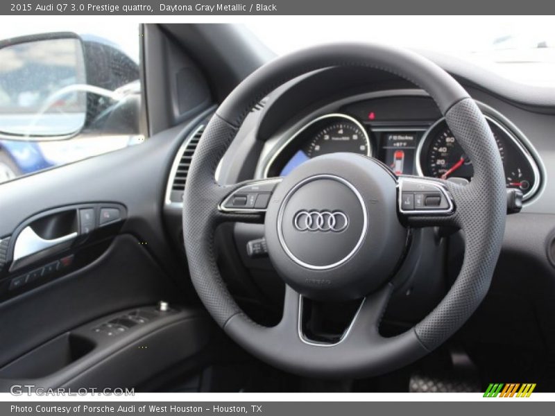 Daytona Gray Metallic / Black 2015 Audi Q7 3.0 Prestige quattro