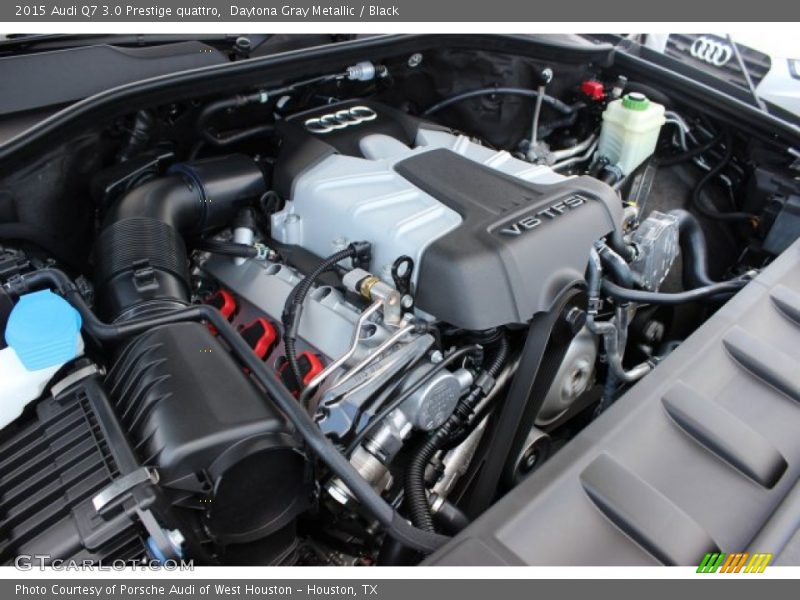 Daytona Gray Metallic / Black 2015 Audi Q7 3.0 Prestige quattro