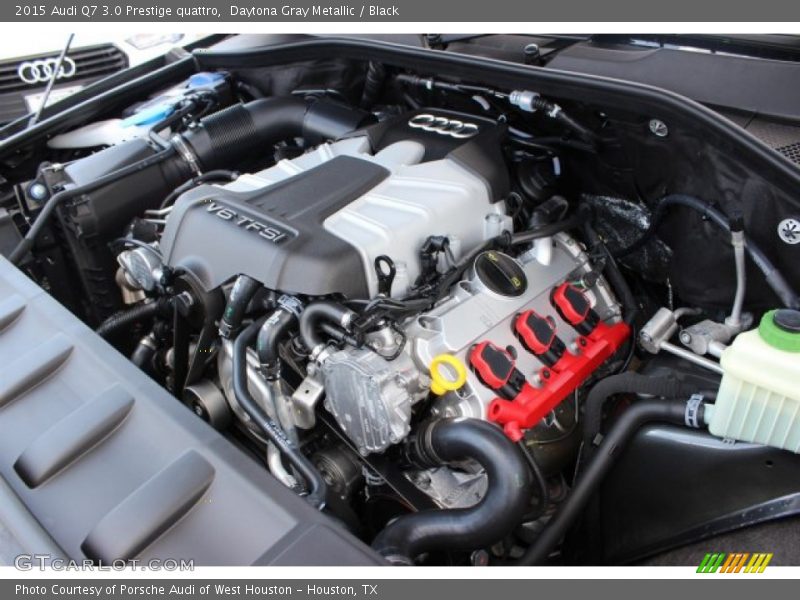 Daytona Gray Metallic / Black 2015 Audi Q7 3.0 Prestige quattro