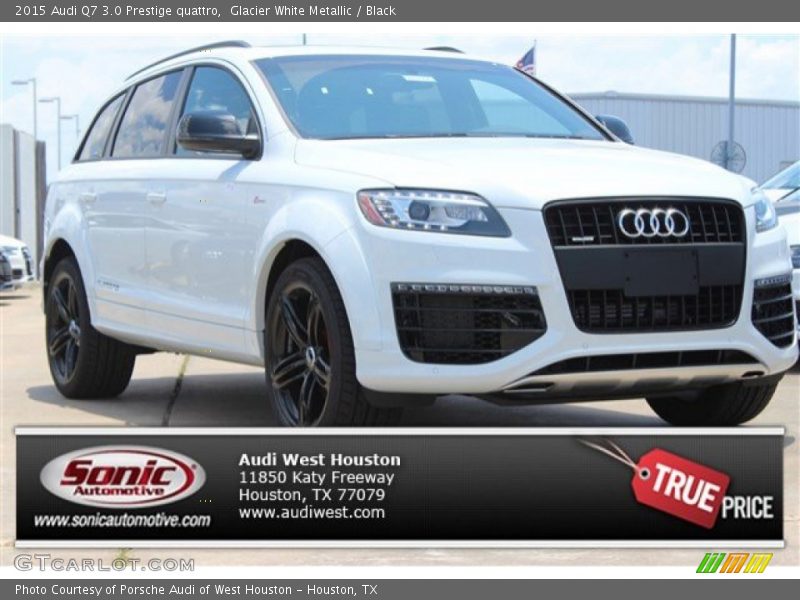 Glacier White Metallic / Black 2015 Audi Q7 3.0 Prestige quattro