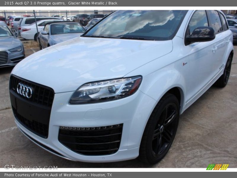 Glacier White Metallic / Black 2015 Audi Q7 3.0 Prestige quattro