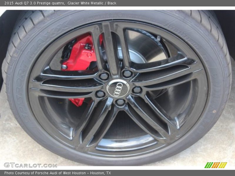 Glacier White Metallic / Black 2015 Audi Q7 3.0 Prestige quattro