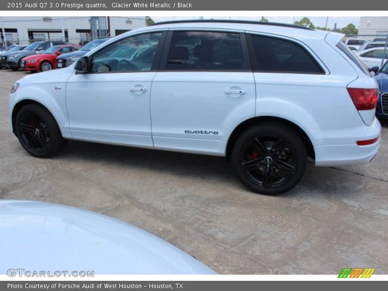 Glacier White Metallic / Black 2015 Audi Q7 3.0 Prestige quattro