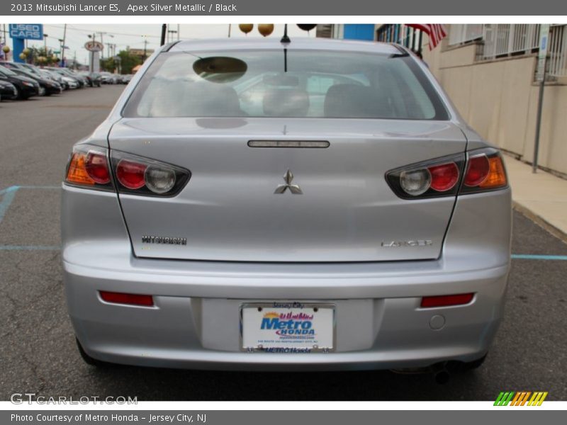 Apex Silver Metallic / Black 2013 Mitsubishi Lancer ES