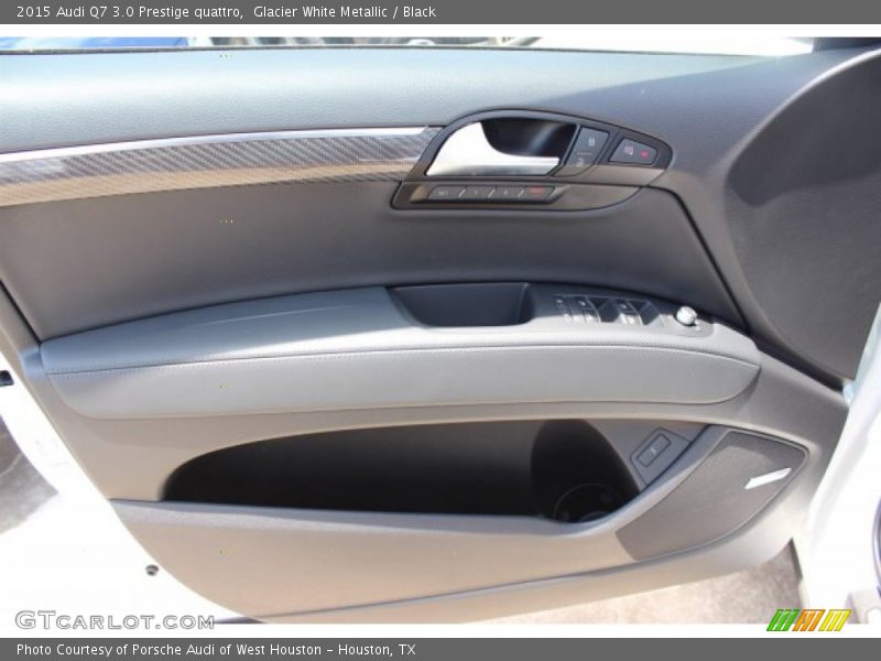 Glacier White Metallic / Black 2015 Audi Q7 3.0 Prestige quattro