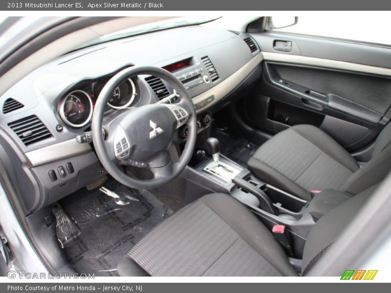 Apex Silver Metallic / Black 2013 Mitsubishi Lancer ES