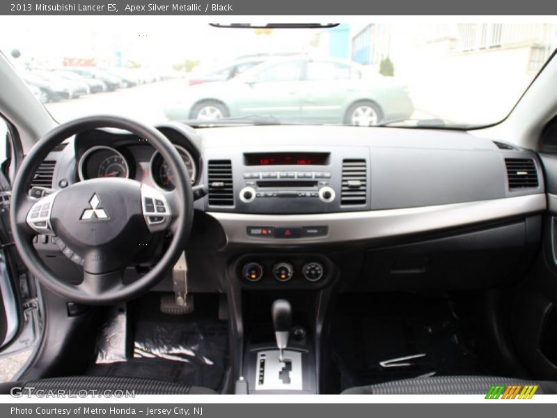 Apex Silver Metallic / Black 2013 Mitsubishi Lancer ES