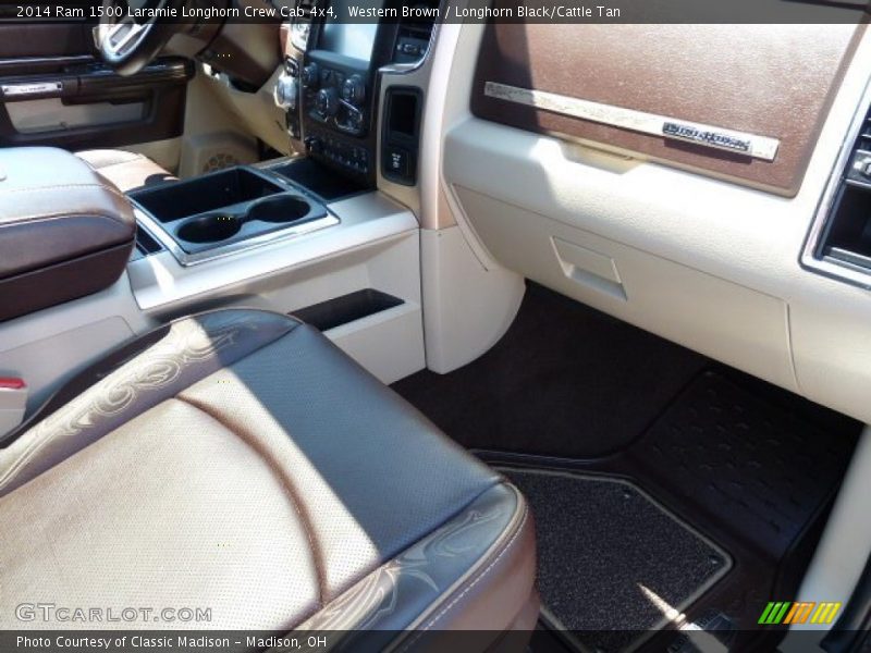 Western Brown / Longhorn Black/Cattle Tan 2014 Ram 1500 Laramie Longhorn Crew Cab 4x4