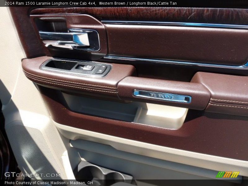 Western Brown / Longhorn Black/Cattle Tan 2014 Ram 1500 Laramie Longhorn Crew Cab 4x4