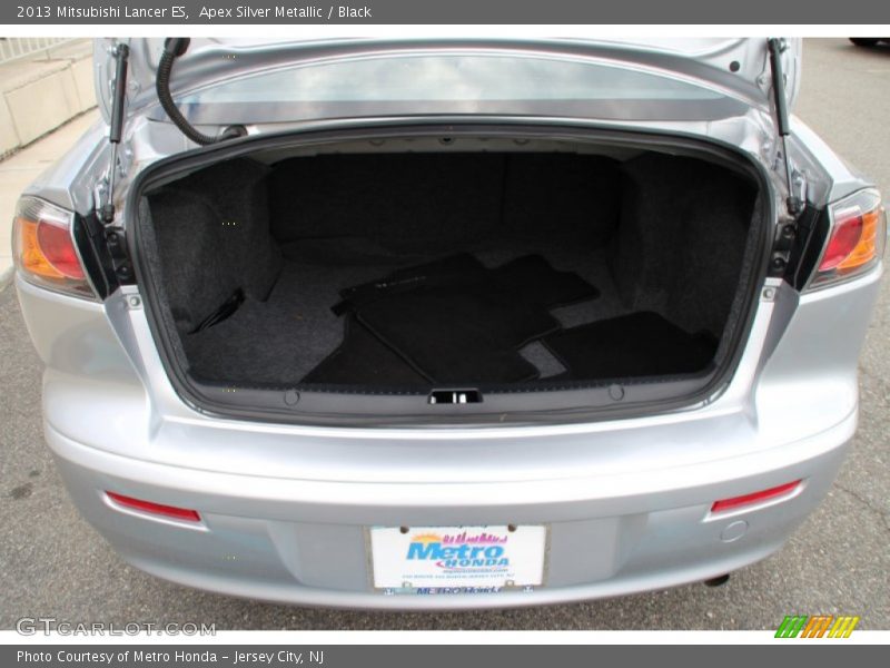 Apex Silver Metallic / Black 2013 Mitsubishi Lancer ES