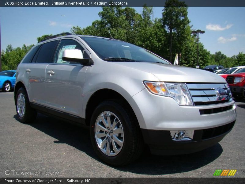 Brilliant Silver Metallic / Medium Light Stone 2009 Ford Edge Limited