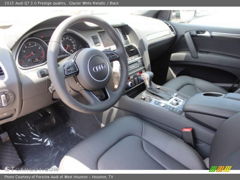 Glacier White Metallic / Black 2015 Audi Q7 3.0 Prestige quattro