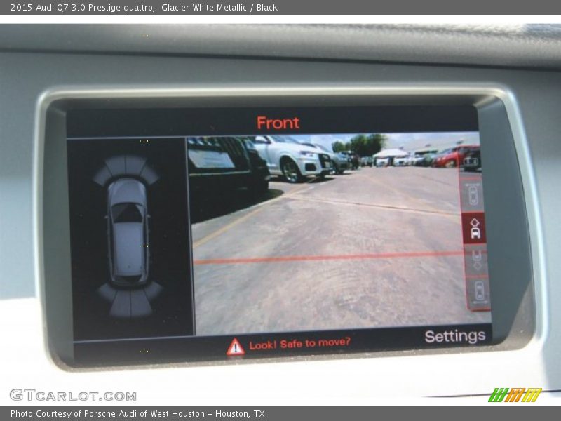 Glacier White Metallic / Black 2015 Audi Q7 3.0 Prestige quattro