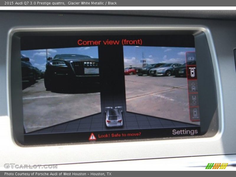 Glacier White Metallic / Black 2015 Audi Q7 3.0 Prestige quattro