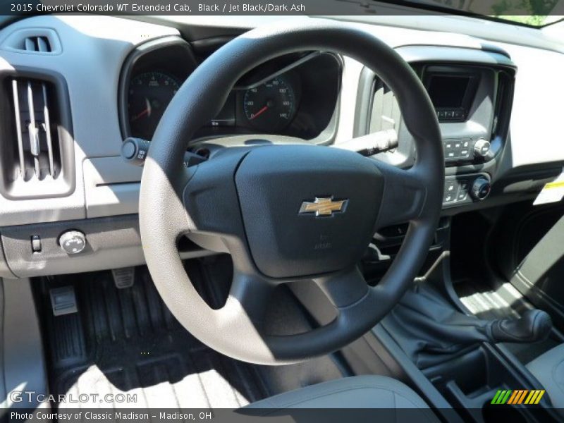 Black / Jet Black/Dark Ash 2015 Chevrolet Colorado WT Extended Cab