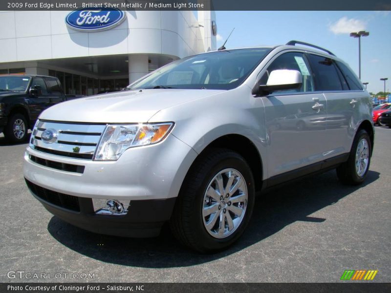 Brilliant Silver Metallic / Medium Light Stone 2009 Ford Edge Limited