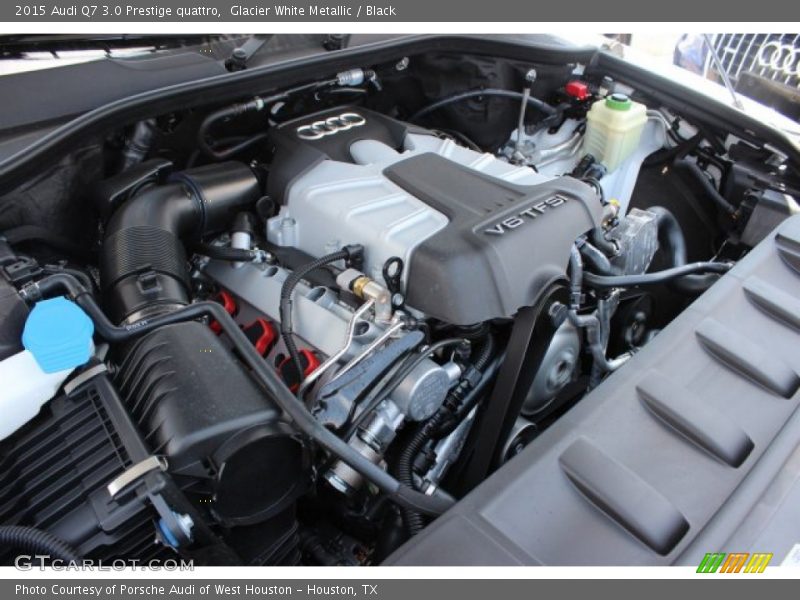 Glacier White Metallic / Black 2015 Audi Q7 3.0 Prestige quattro