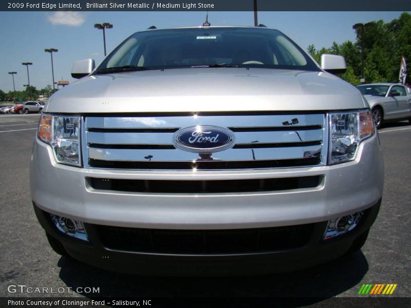 Brilliant Silver Metallic / Medium Light Stone 2009 Ford Edge Limited