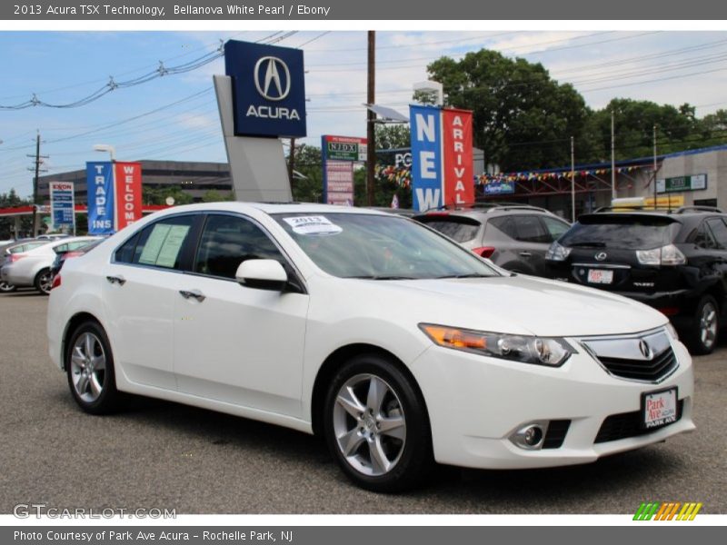 Bellanova White Pearl / Ebony 2013 Acura TSX Technology