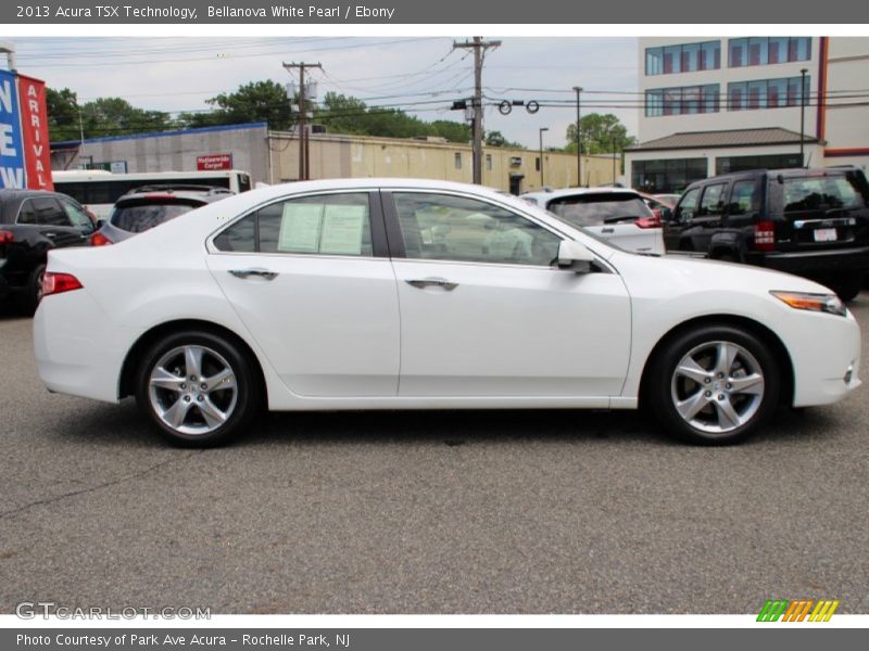 Bellanova White Pearl / Ebony 2013 Acura TSX Technology