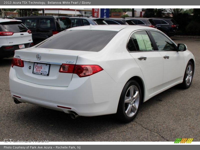 Bellanova White Pearl / Ebony 2013 Acura TSX Technology