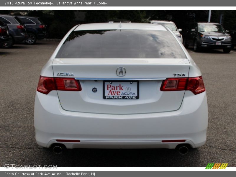 Bellanova White Pearl / Ebony 2013 Acura TSX Technology