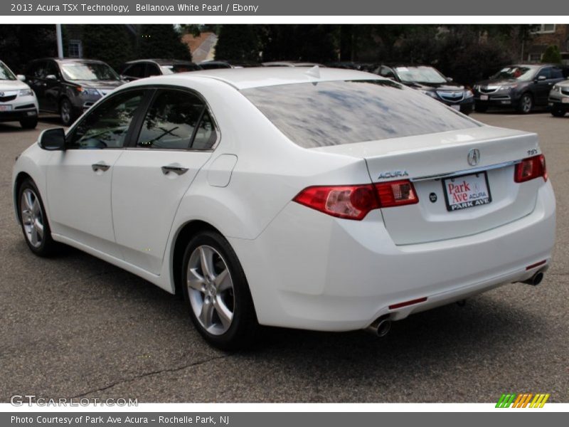 Bellanova White Pearl / Ebony 2013 Acura TSX Technology