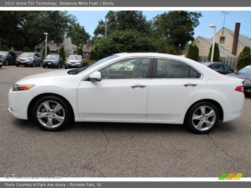 Bellanova White Pearl / Ebony 2013 Acura TSX Technology