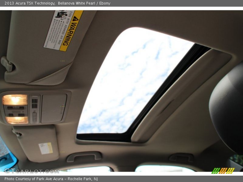 Bellanova White Pearl / Ebony 2013 Acura TSX Technology