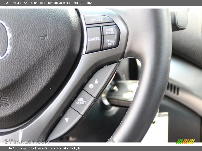 Bellanova White Pearl / Ebony 2013 Acura TSX Technology