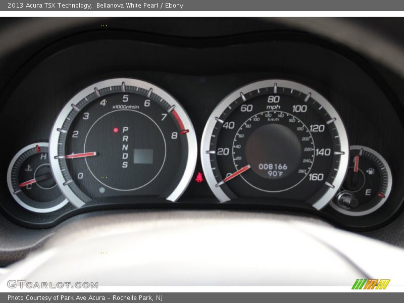Bellanova White Pearl / Ebony 2013 Acura TSX Technology