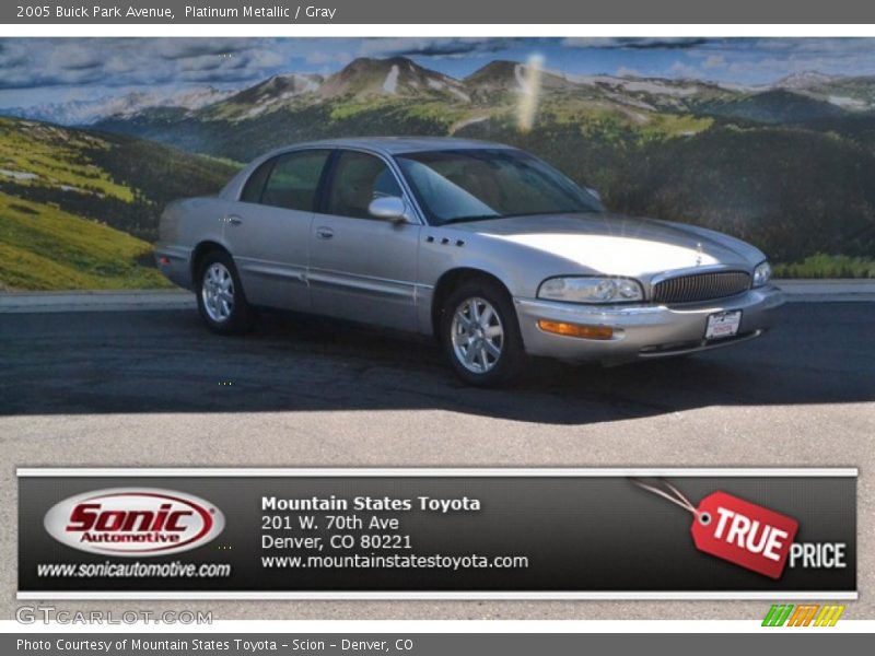 Platinum Metallic / Gray 2005 Buick Park Avenue