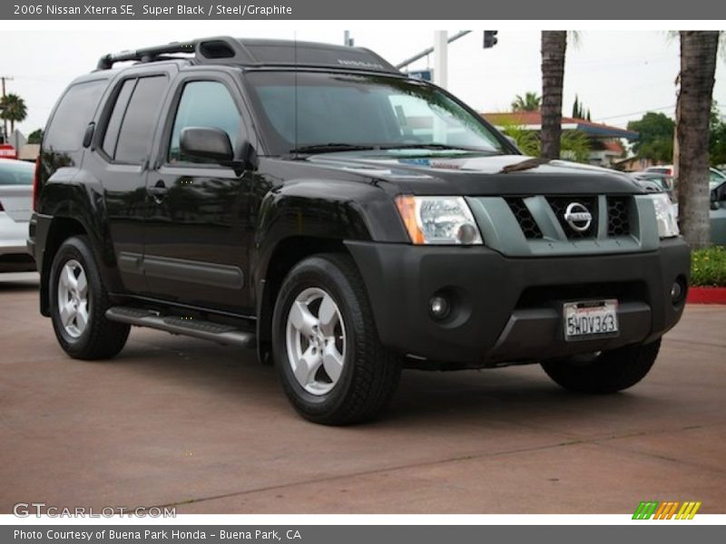 Super Black / Steel/Graphite 2006 Nissan Xterra SE