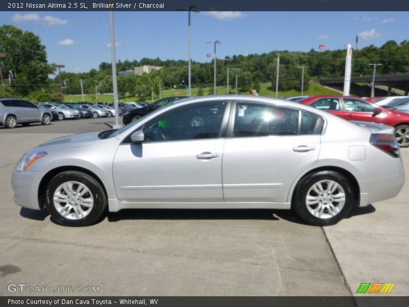 Brilliant Silver / Charcoal 2012 Nissan Altima 2.5 SL