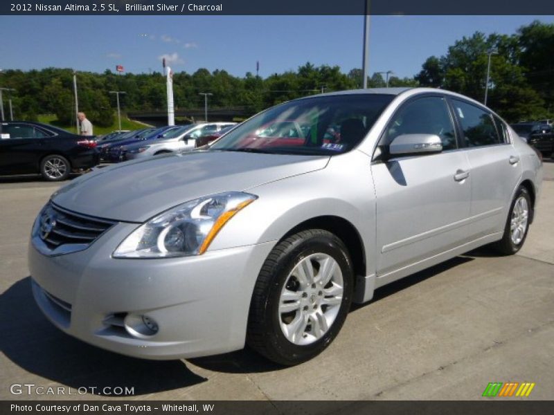 Brilliant Silver / Charcoal 2012 Nissan Altima 2.5 SL