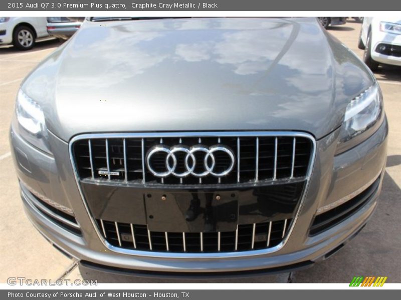 Graphite Gray Metallic / Black 2015 Audi Q7 3.0 Premium Plus quattro