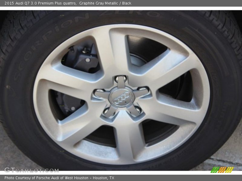 Graphite Gray Metallic / Black 2015 Audi Q7 3.0 Premium Plus quattro