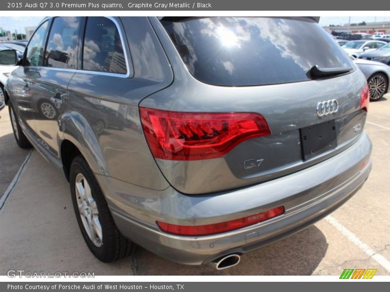 Graphite Gray Metallic / Black 2015 Audi Q7 3.0 Premium Plus quattro