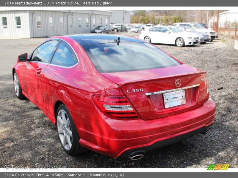 Mars Red / Black 2014 Mercedes-Benz C 350 4Matic Coupe