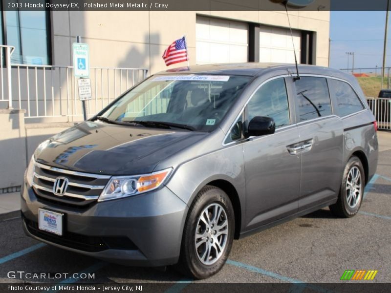 Polished Metal Metallic / Gray 2013 Honda Odyssey EX